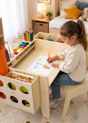 Kinder Home Dječiji sto za crtanje i učenje Montessori