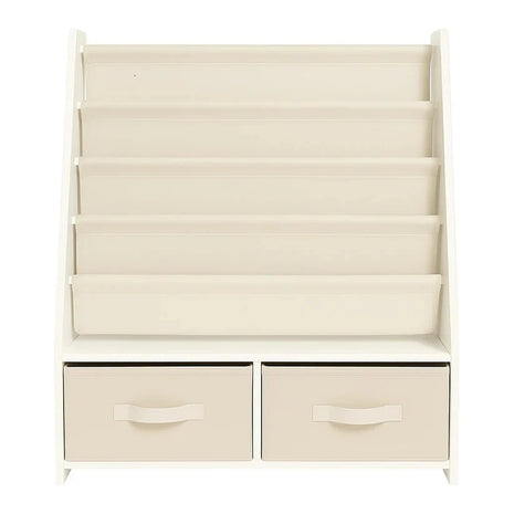 Dječiji drveni organizator 2 u 1 – polica za knjige i kutije za odlaganje igračaka