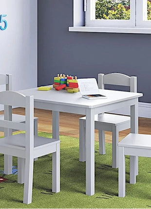 Dječiji sto sa 4 stolice za igru i učenje KINDER HOME