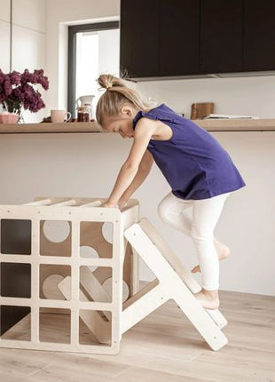 Kinder Home Montessori set 2U1 - Dječiji sto sa penjalicom i stolicom